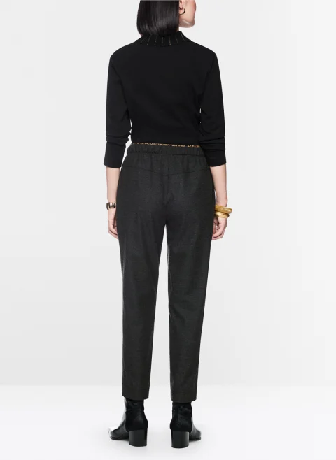 Панталон с анималистичен мотив 'Rhodos' Marc Cain Pants — снимка 3