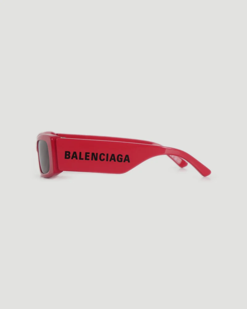 Max Rectangle Sunglasses in Red — снимка 3