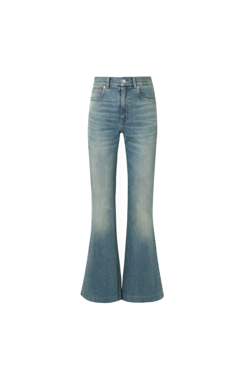 Bootcut Jeans in Stone Wash Denim
