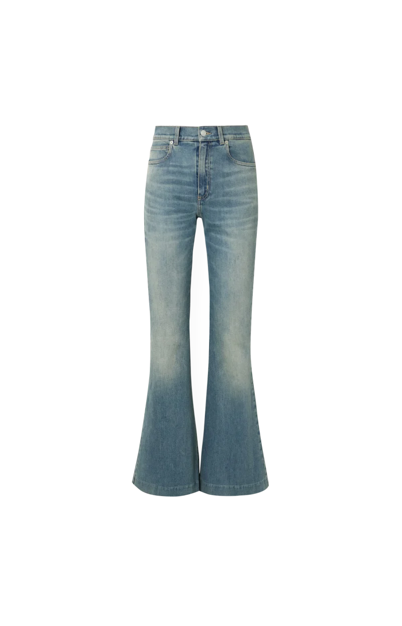 Bootcut Jeans in Stone Wash Denim