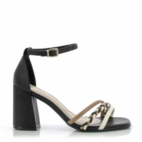 Дамски Сандали На Ток RAMARIM – 2441206 COCONUT/CAMEL/BLACK
