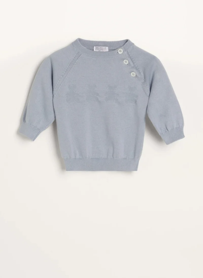Пуловер 'Bernie' Brunello Cucinelli Kids — снимка 4
