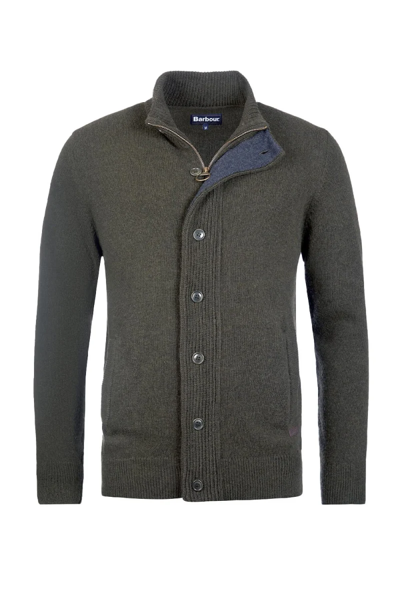 Жилетка Essential Patch Zip Through Knitted Jumper MKN0731 gn73 dusty green