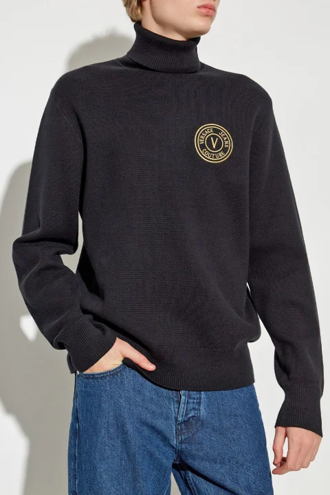 Плетено 77Upm07 V-Emblem Embro 77GAFM07CMH41 g89 black/gold — снимка 2
