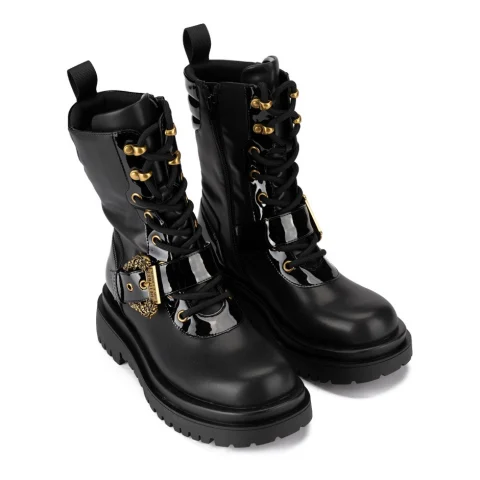 Дамски черни боти VERSACE JEANS — снимка 7