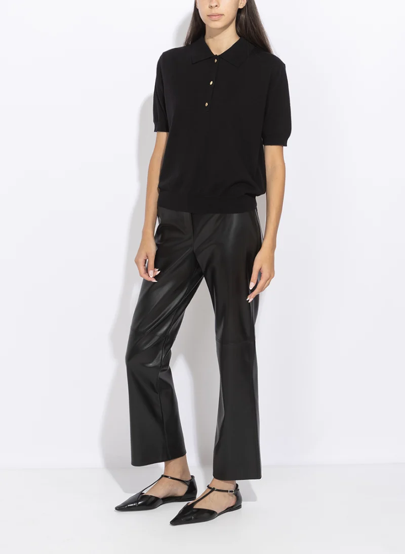 Панталон с кожен ефект 'S Max Mara Smmsublime