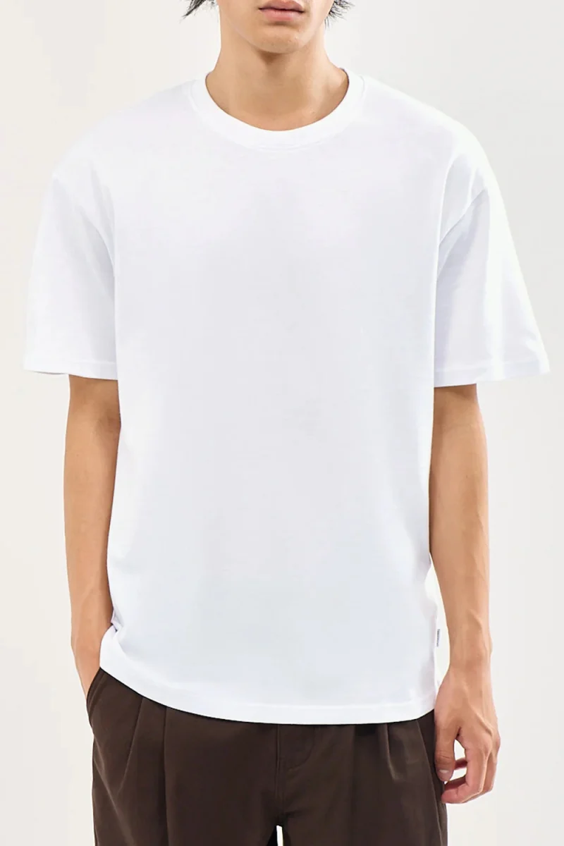 T-Shirt Jjeorganic Relaxed 12298752 11-0601 TCX bright white — снимка 2
