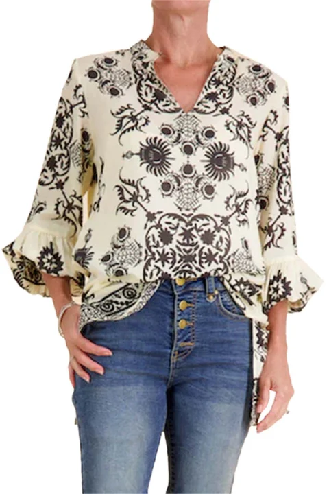Блуза Zari Wrap Shirt ZARIWRAPSHIRT-OFW off white