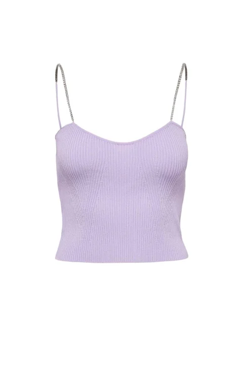 Top Onlmoon Sl Bling Top Knt 15287275 15-3716 TCX purple rose