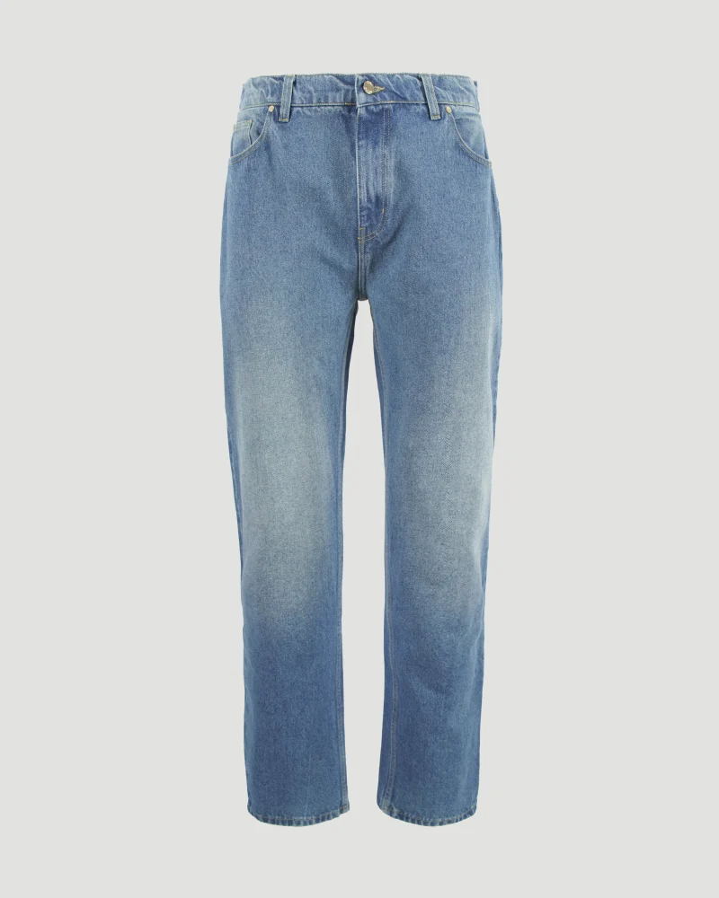 Men's Vintage Distressed Washed Jeans