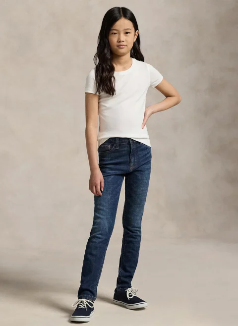 Тишърт с бродерия Ralph Lauren Kids 7-14 — снимка 2