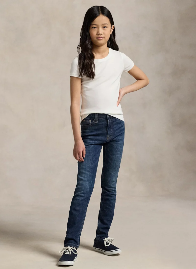 Тишърт с бродерия Ralph Lauren Kids 7-14 — снимка 2
