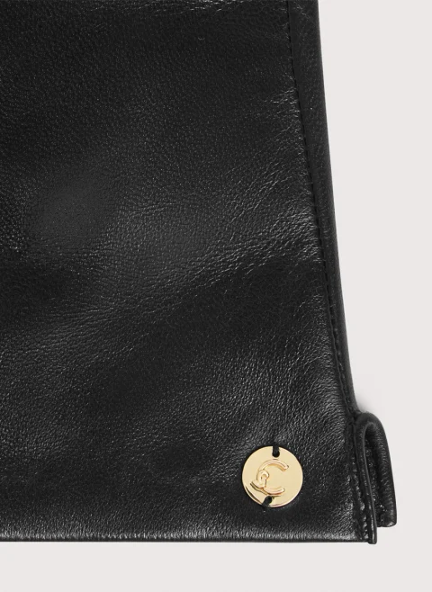 Кожени ръкавици Coccinelle C-Me Noir — снимка 2