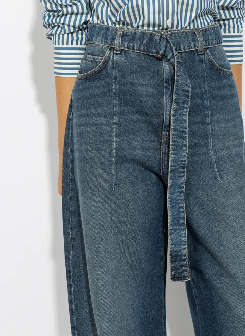 Деним 'Wide leg' Weekend Max Mara Wkdmadia — снимка 6
