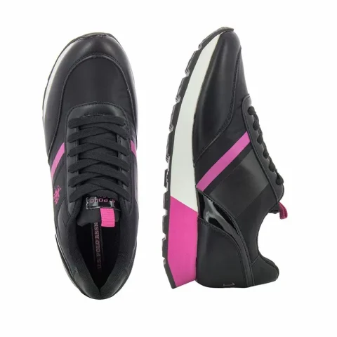Дамски Сникърс U.S. POLO – NOBIW002W/BNY3 -BLACK — снимка 5