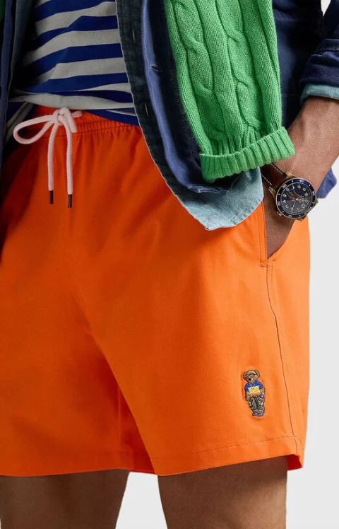 Плажни шорти с Polo Bear бродерия — снимка 3
