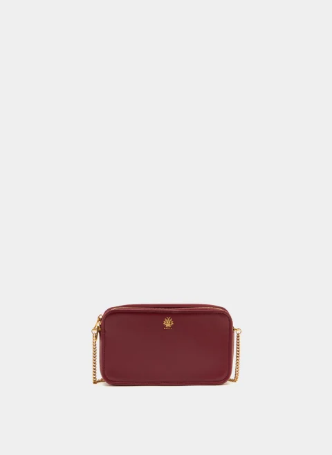 Мини чанта от естествена кожа Bally — снимка 1