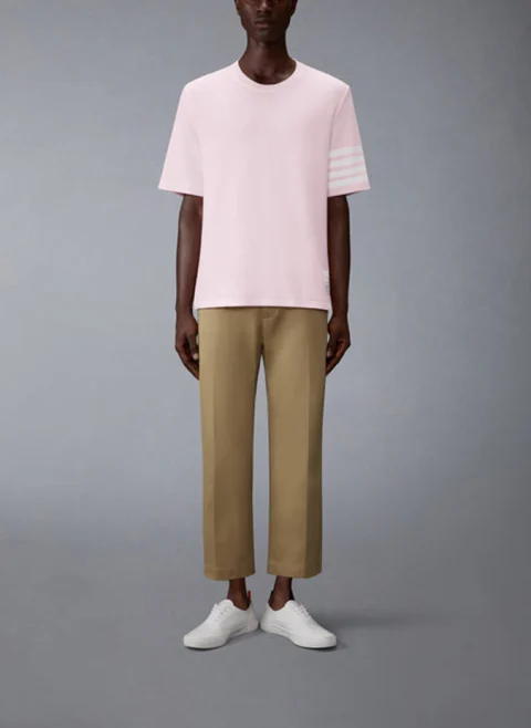 Тишърт с '4-bar' детайл Thom Browne — снимка 5