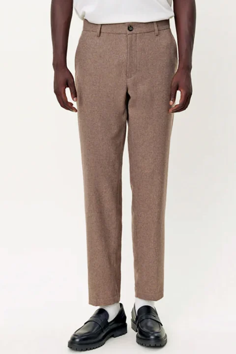 Панталон Como Reg Wool Suit LDM501093 875875-desert taupe melange — снимка 2