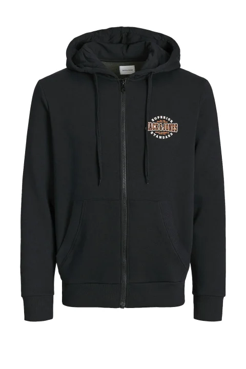 Жилетка Jjlogo Sweat Zip Hood 2 Col 12257489 C-N10 black