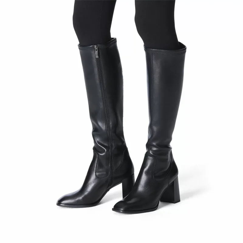 Ботуши На Ток TAMARIS – 1-25517-41-001 BLACK — снимка 7