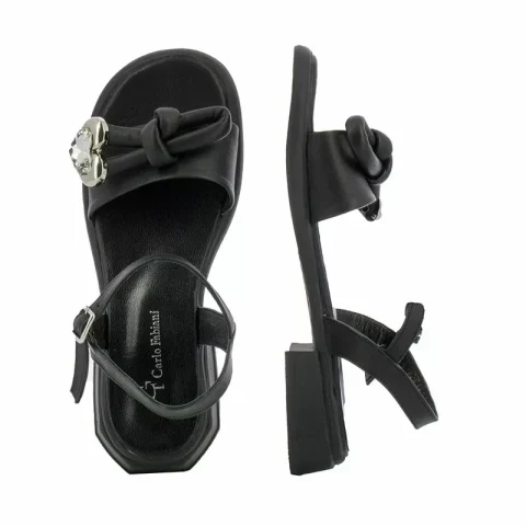 Дамски Равни Сандали CARLO FABIANI – 050-10900 BLACK — снимка 5