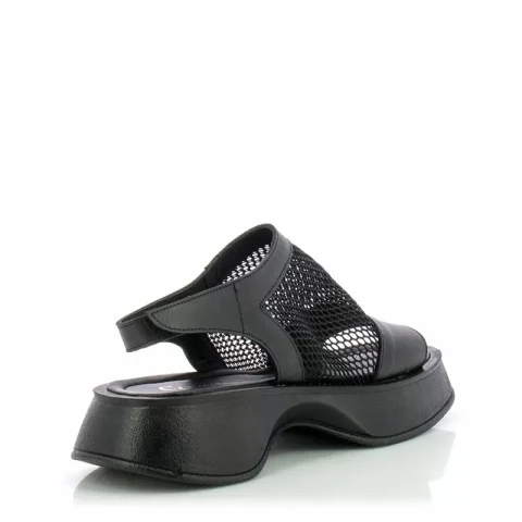 Дамски Сандали На Платформа CARLO FABIANI – 447-1003 BLACK — снимка 2