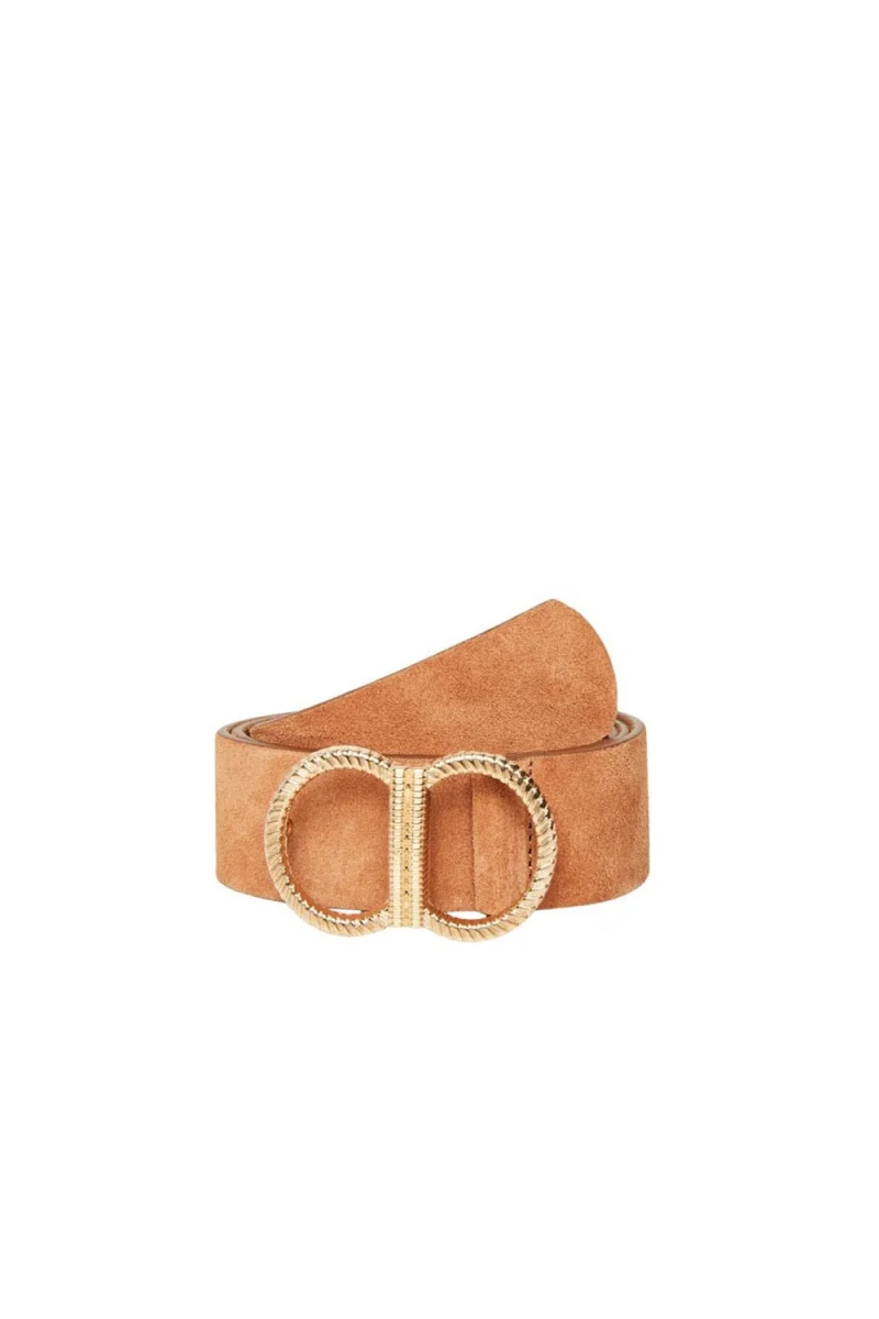 зона Vmsino Leather Waist Belt 10258977 18-1421 tcx cognac