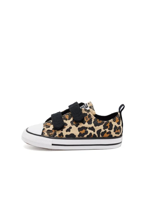 Детски Sneakers All Star Easy-On Leopard A19723C 231-hay day/black/honey stick