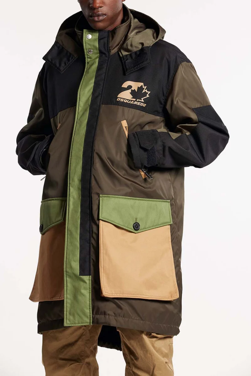 Яке S74AA0282S60305 727 olive green — снимка 2