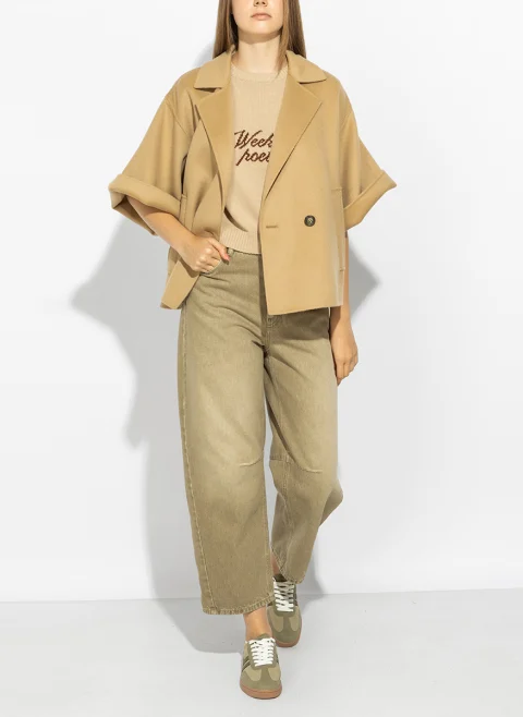 Палто от фина вълна Weekend Max Mara Wkdneo