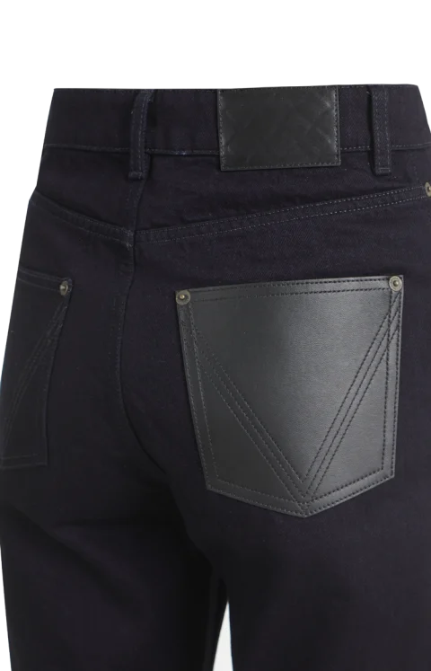 Straight Leg Jeans in Dark Indigo — снимка 2