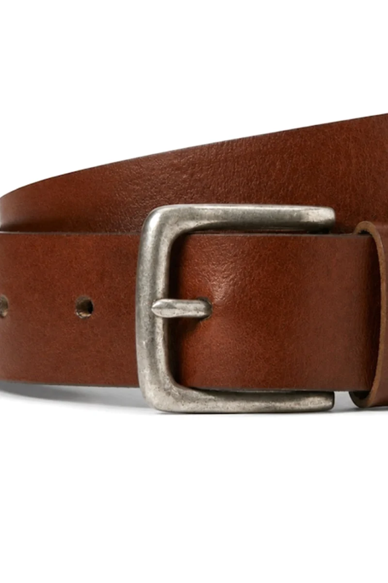 Колан Jacsoul Leather 12298849 18-1421 TCX cognac — снимка 2