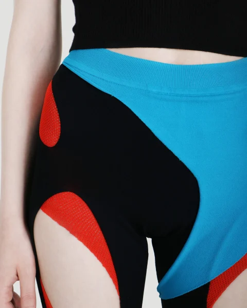 Cut-Out Leggings in Viscose — снимка 4