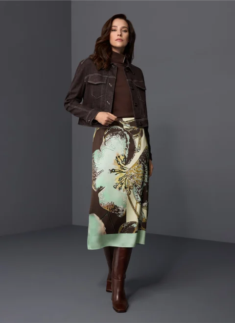 Пола с принт Marc Cain Collections — снимка 6