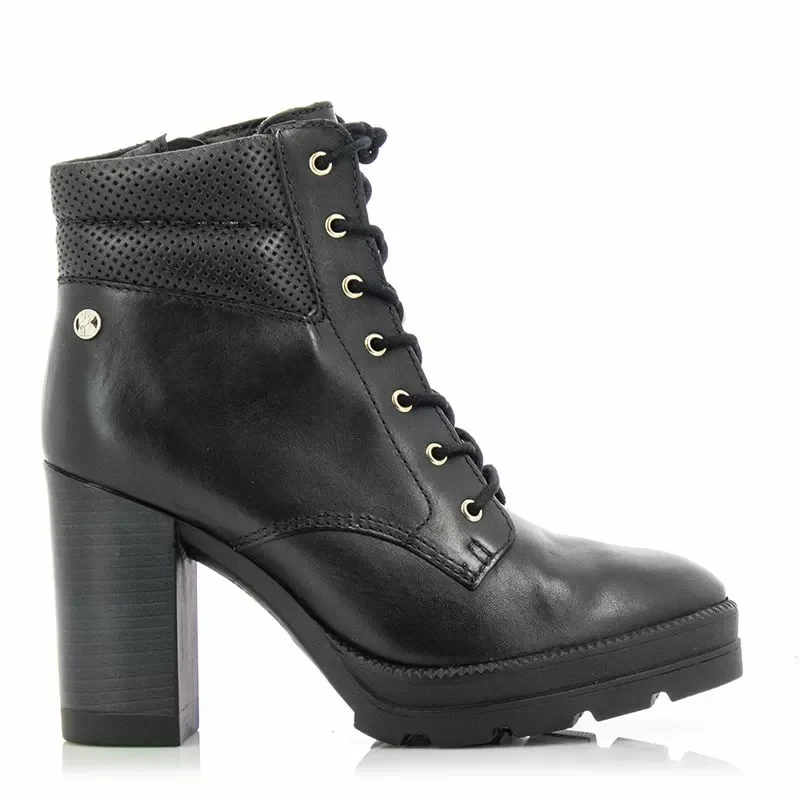 Дамски Боти На Ток BOTTERO – 350103 PRETO/OURO/PRETO