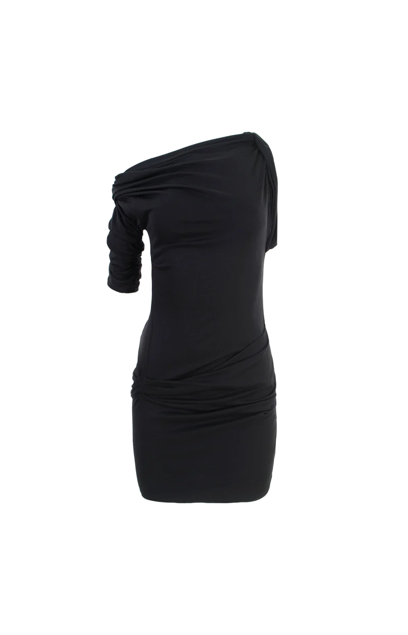Drapeado Mini Dress