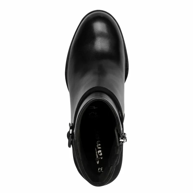Дамски Боти На Ток TAMARIS – 1-25363-45-001 BLACK — снимка 5
