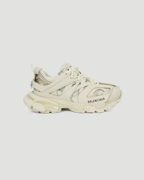 Women's Track Sneaker in Beige