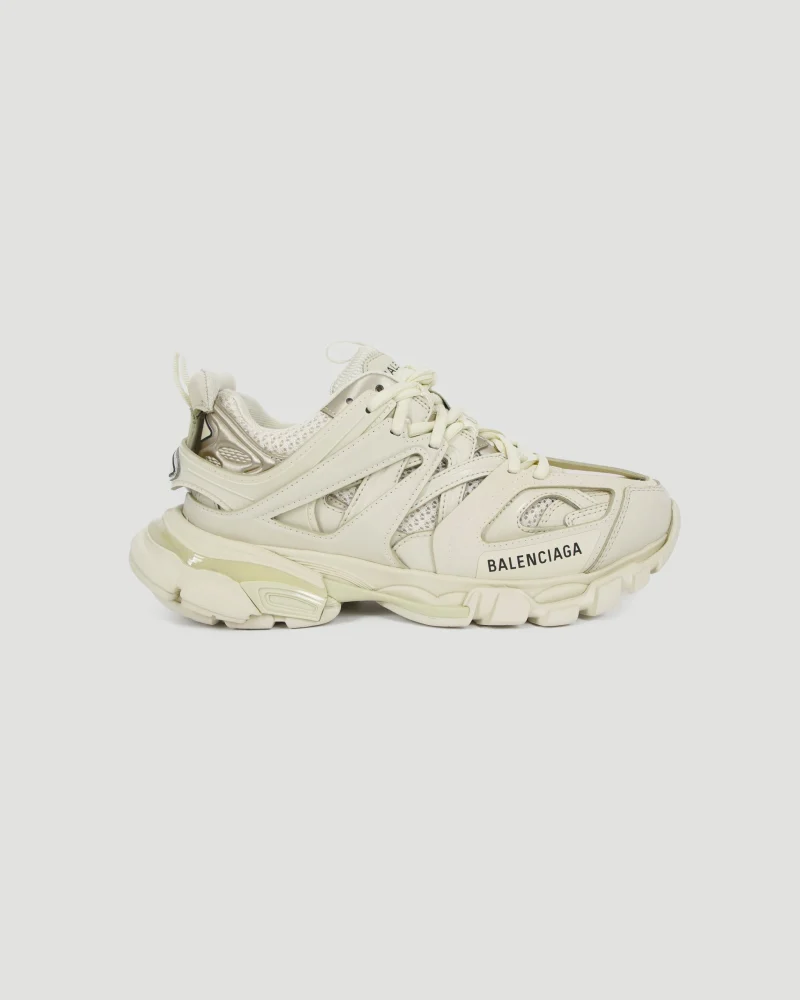 Women's Track Sneaker in Beige