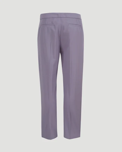 Straight Fitted Pants in Wool — снимка 2