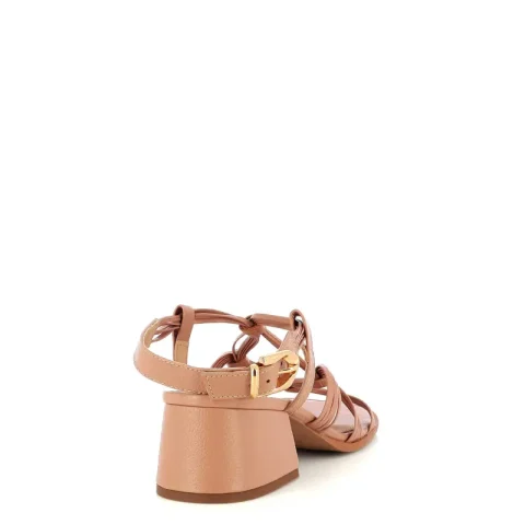 Дамски Сандали На Ток FERRUCCI – 2525402 VACHETA PESSEGO — снимка 2