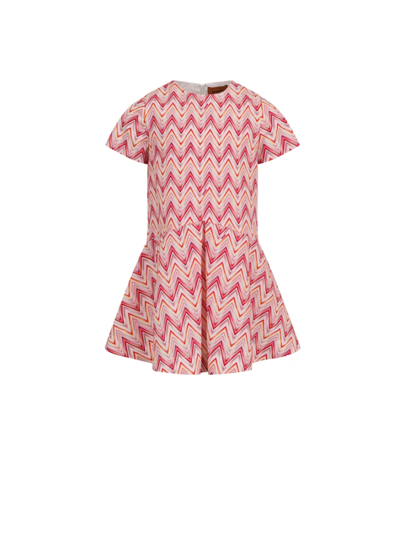 Рокля с принт 'Zig-Zag' Missoni Kids
