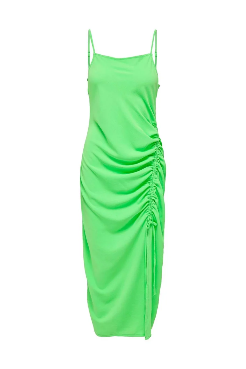 Рокля Onlmette Sl Midi Dress W Draped Wvn 15293493 14-0156 TCX summer green
