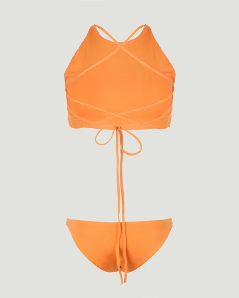 Amura Two-Piece Swimsuit in Orange — снимка 2