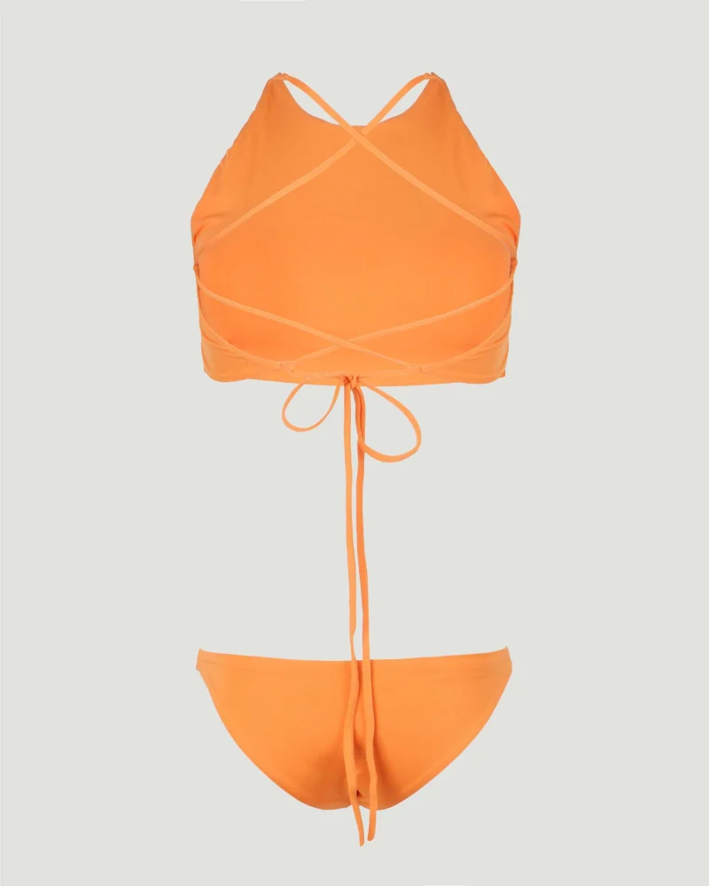 Amura Two-Piece Swimsuit in Orange — снимка 2