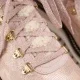 Дамски розови боти с вълна Susanne New Italia Shoes — снимка 6