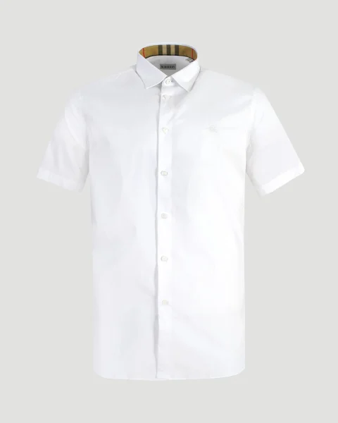 Slim Fit Stretch Cotton Shirt