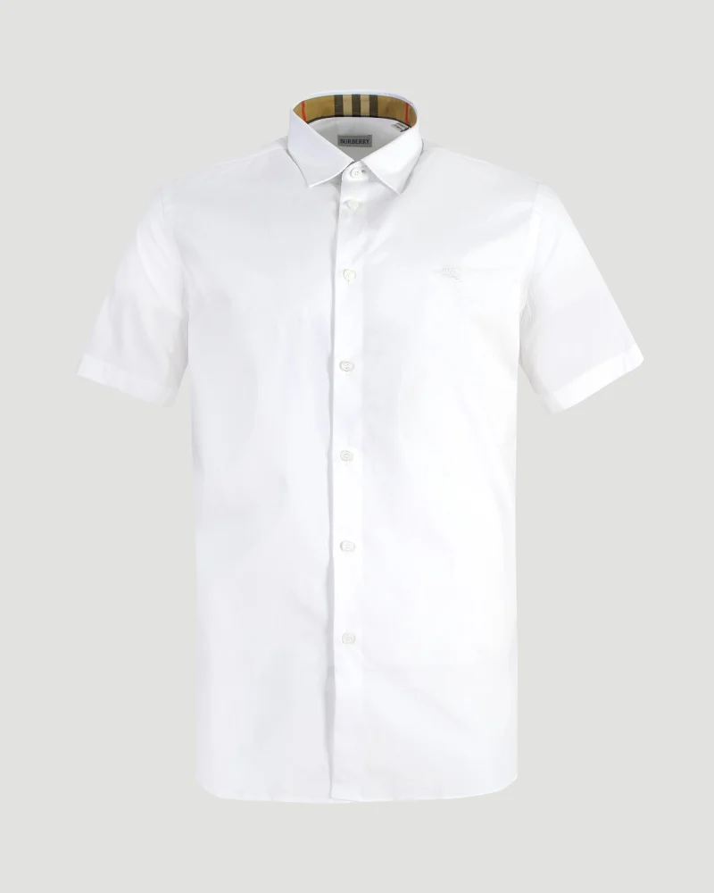 Slim Fit Stretch Cotton Shirt
