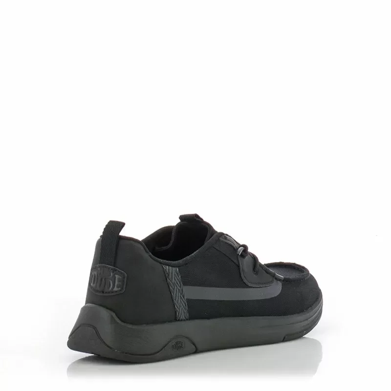 Мъжки Ежедневни HEY DUDE – 43165-060 WALLY DRIFT BLACK — снимка 4